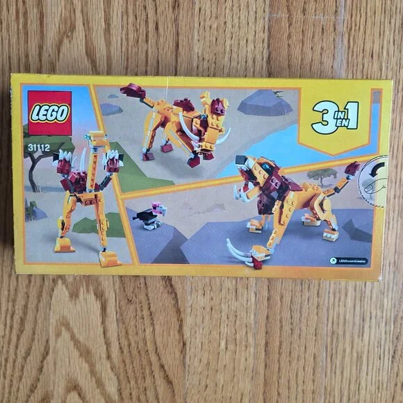 LEGO Creator 3-in-1 Wild Lion Set | 31112 | NEW - Picture 2 of 3
